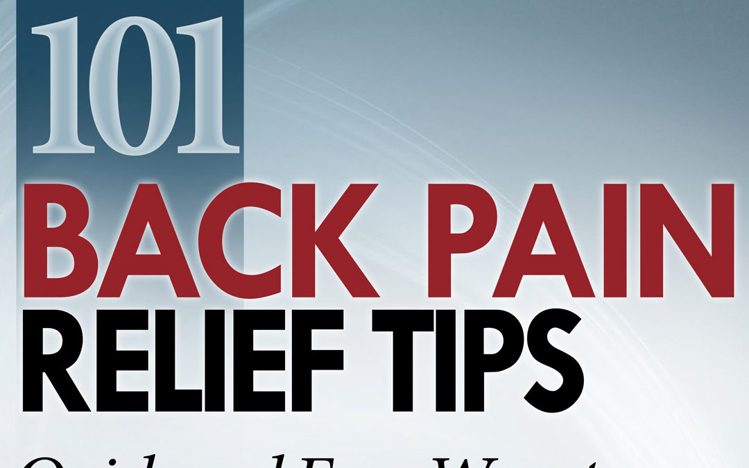 101 Back Pain Relief Tips | Special Report Layout & Design