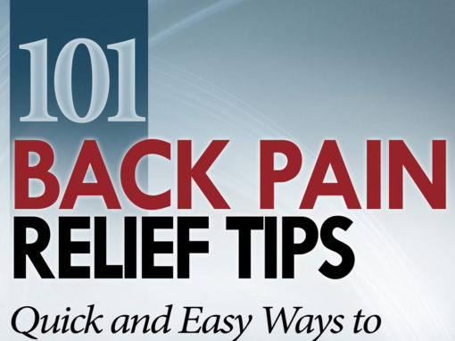 101 Back Pain Relief Tips | Special Report Layout & Design